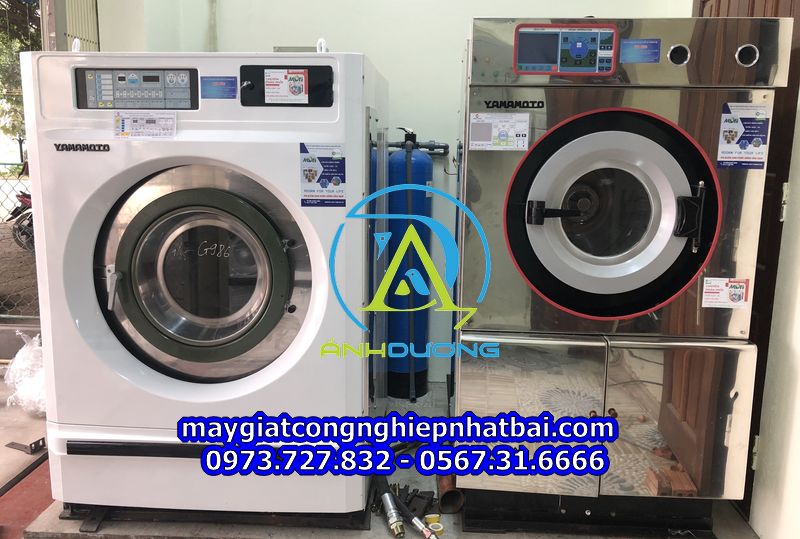 Lắp đặt máy giặt công nghiệp cũ nhật bãi tại Yên Khánh